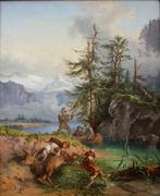 Circle of Friedrich Gauermann (1807-1862), - Hunting scene