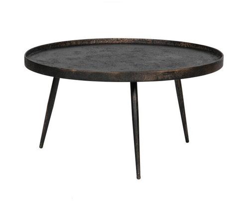 Bijzettafel Bounds Rond antique goud | BePureHome-40xØ76, Huis en Inrichting, Tafels | Bijzettafels, Nieuw, Ophalen of Verzenden