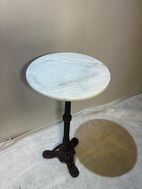 Bijzettafel - Authentiek 19e Eeuws Frans Vintage, Antiek en Kunst, Curiosa en Brocante