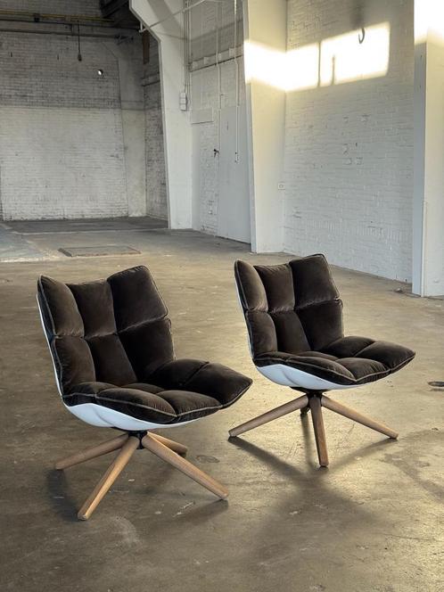 BB Italia Husk Fauteuil | 2 stuks (NIEUWSTAAT), Huis en Inrichting, Fauteuils, 75 tot 100 cm, 75 tot 100 cm, Zo goed als nieuw