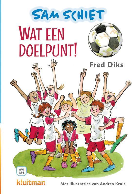 Sam schiet / Wat een doelpunt! / Lekker lezen met Kluitman, Boeken, Kinderboeken | Jeugd | onder 10 jaar, Zo goed als nieuw, Verzenden