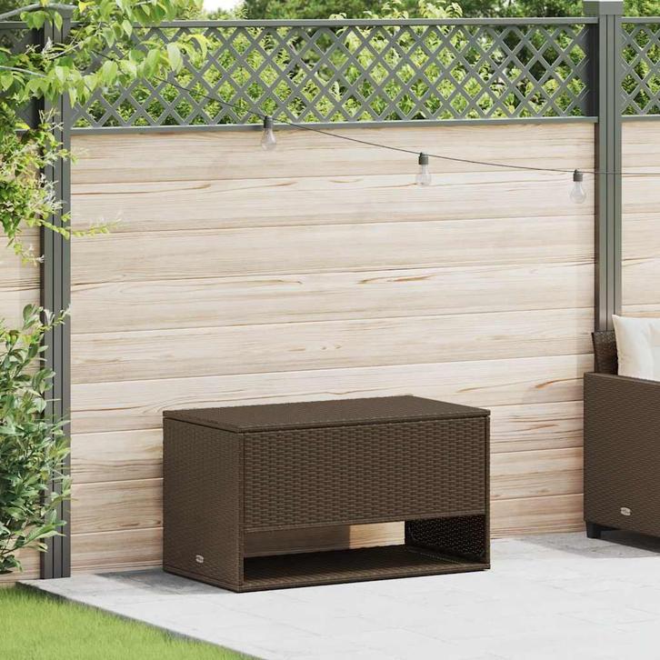 vidaXL Opbergbox voor buiten 100x55x55,5 cm poly rattan, Tuin en Terras, Overige Tuin en Terras, Nieuw, Verzenden