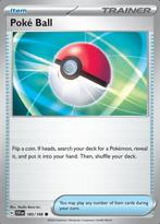 Poke Ball 185/198 reverse holo Scarlet en Violet, Hobby en Vrije tijd, Verzamelkaartspellen | Pokémon, Ophalen of Verzenden, Nieuw