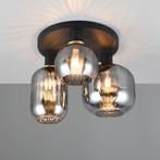 Plafondlamp Glas - Nieuw - Smoke - Amber - Direct Leverbaar, Huis en Inrichting, Lampen | Plafondlampen, Verzenden, Nieuw, Glas