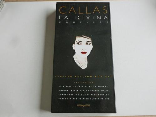 Maria Callas - La Divina (4 CD) Limited Edition Box, Cd's en Dvd's, Cd's | Klassiek, Verzenden
