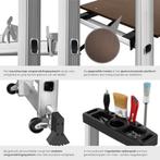 tectake® 4-in-1 Multifunctionele Ladder - Steiger - Huishoud, Verzenden, Zo goed als nieuw