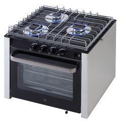 Allpa kooktoestel met oven - 3 pitten - glasplaat, Watersport en Boten, Bootonderdelen, Ophalen of Verzenden