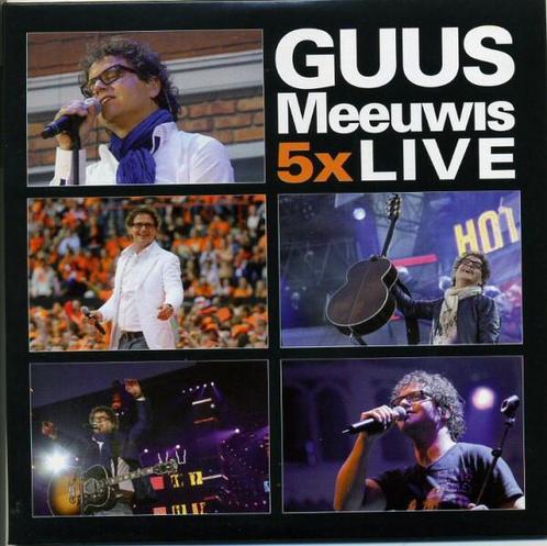 cd single card - Guus Meeuwis - 5x Live, Cd's en Dvd's, Cd Singles, Zo goed als nieuw, Verzenden