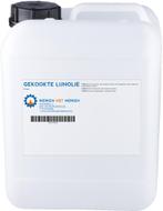 Wmm Chemie Gekookte lijnolie 20 liter, can, Doe-het-zelf en Verbouw, Verf, Beits en Lak, Verzenden, Nieuw