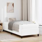 vidaXL Bedframe met matras met matras Wit 90 x 190 cm, Verzenden, Nieuw, Wit, Overige materialen