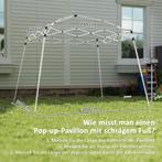 TRUUSK Vervangend Dak Voor Paviljoen 3x3 M - Waterafstotend, Tuin en Terras, Verzenden, Nieuw