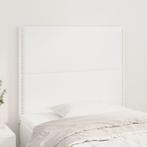 vidaXL Hoofdborden 2 st 100x5x78/88 cm kunstleer wit, Verzenden, Nieuw, Wit, Overige materialen