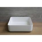 Waskom Opbouw Vierkant Luca Sanitair 40x40x13,5 cm Solid, Doe-het-zelf en Verbouw, Sanitair, Ophalen of Verzenden, Nieuw