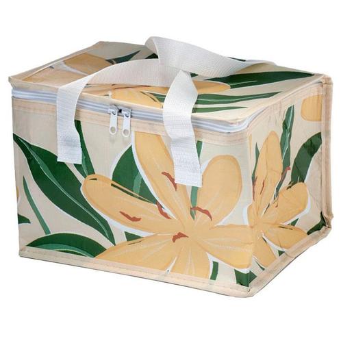 Koeltas Hesperantha Oranje RPET - Wit - 20x30x20cm NIEUW, Sieraden, Tassen en Uiterlijk, Tassen | Schooltassen, Nieuw, Ophalen of Verzenden