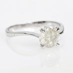 Verlovingsring - 14 karaat Witgoud - 0.95ct. tw. Diamant