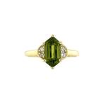 Brigitte ring 14 krt - Lime, Ophalen of Verzenden, Nieuw