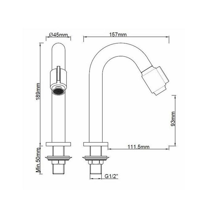 Fonteinset BWS Solid Surface Met Handdoekhouder Rechts Wit, Doe-het-zelf en Verbouw, Sanitair, Ophalen of Verzenden