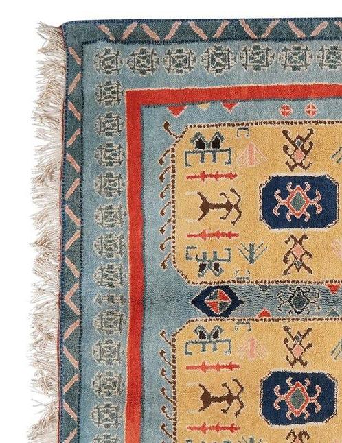 Vloerkleed - 234 cm - 179 cm - Vintage Turks Konya-tapijt, Huis en Inrichting, Stoffering | Tapijten en Kleden