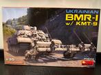 Miniart 1/35 Ukrainian BMR-1 w/KMT-9 37043, Overige merken, Tank, 1:32 tot 1:50, Nieuw