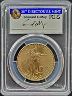 Gouden American Eagle 1 oz 2017 PCGS MS70 First Day of Issue, Verzenden, Midden-Amerika, Losse munt, Goud