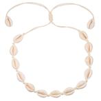 Fako Bijoux® - Ketting - Schelpjes - Schelpen - Schuifknoop, Verzenden, Nieuw