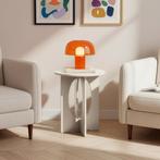 Bijzettafel Podeldsvin 49x40 cm taupe [en.casa], Verzenden, Nieuw