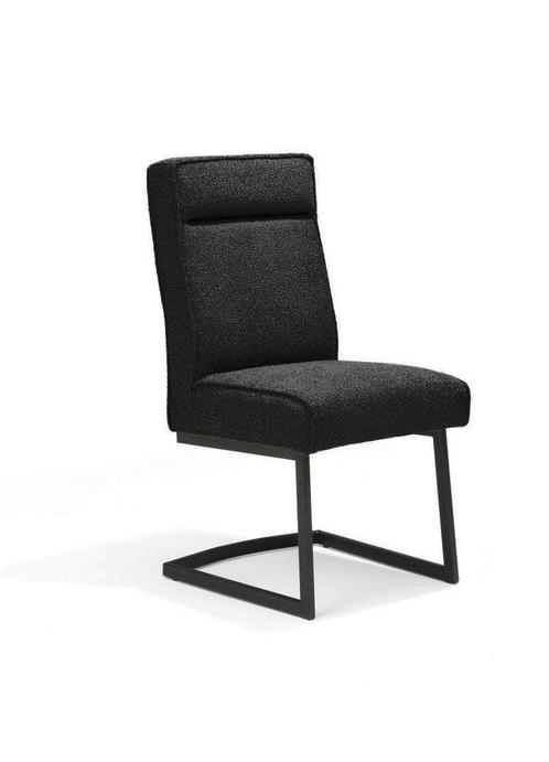 Eetkamerstoel Jones - eetkamerstoelen - Antraciet, Huis en Inrichting, Stoelen, Grijs, Nieuw, Stof