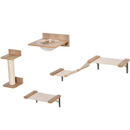 TRUUSK Set Voor Katten Met Krabpaal, Kattenladder & Hangmat,, Dieren en Toebehoren, Katten-accessoires, Nieuw, Verzenden