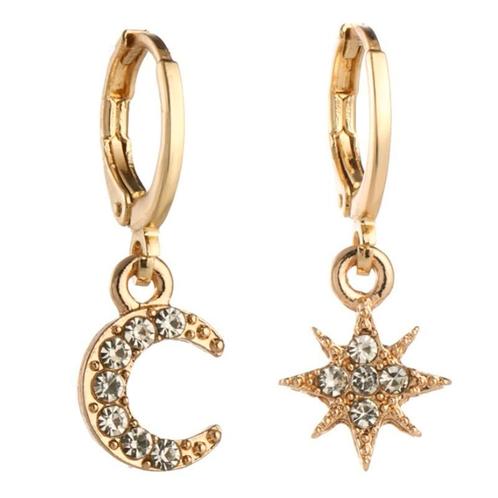 Fako Bijoux® - Minimalistische Oorbellen - Halve maan &, Sieraden, Tassen en Uiterlijk, Oorbellen, Verzenden