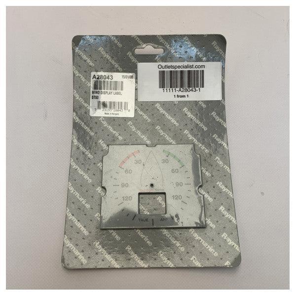 Bieden: Raymarine A28043 ST60 wind display label, Watersport en Boten, Navigatiemiddelen en Scheepselektronica, Kabel of Apparatuur