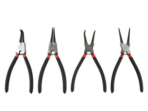 Seegerringtangen Set - 250 Mm - Borgveer Tangen Set - 4 Deli, Doe-het-zelf en Verbouw, Gereedschap | Handgereedschap, Nieuw, Ophalen of Verzenden