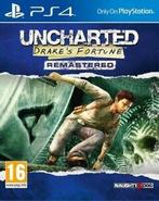 Uncharted: Drakes Fortune Remastered (PS4) PEGI 16+, Spelcomputers en Games, Games | Sony PlayStation 4, Zo goed als nieuw, Verzenden