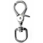 Musketonhaak - 100mm - Draaibaar - Gegalvaniseerd, Ophalen of Verzenden, Nieuw