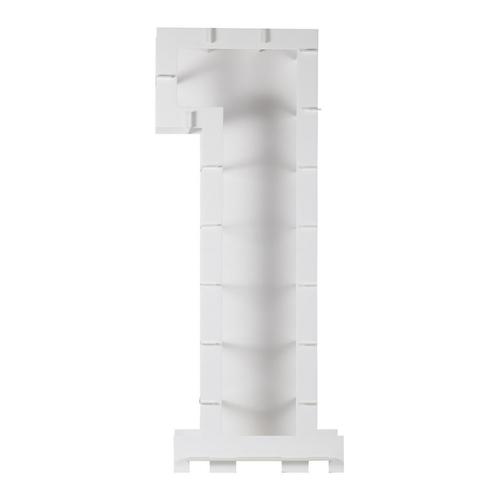 Witte Ballonnen Standaard 1 Jaar 81cm, Hobby en Vrije tijd, Feestartikelen, Nieuw, Verzenden