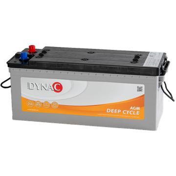 Dynac Deep Cycle AGM accu 12 volt 140 ah, Caravans en Kamperen, Camper-accessoires, Nieuw, Ophalen of Verzenden