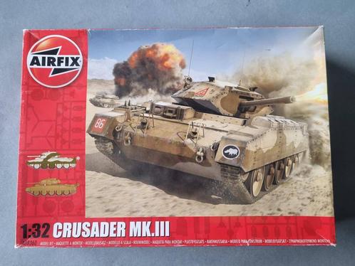 Airfix A08360 Crusader Mk.III 1:32, Hobby en Vrije tijd, Modelbouw | Auto's en Voertuigen, Airfix, Verzenden