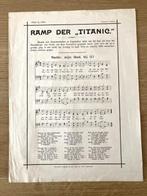 Ramp der ‘Titanic’ (muziekblad) - 1912