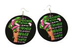 Africa inspired earrings | Stronger, Braver, Smarter, Ophalen of Verzenden, Nieuw