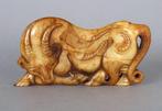 A Large Brownish White Jade Carving of a Water Buffalo or