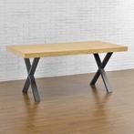 Stalen X tafelpoten set van 2 meubelpoot 69x72 cm metaal gri, Nieuw, Verzenden