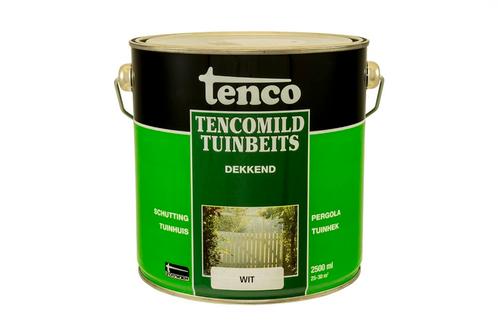 Tenco tencomild tuinbeits dekkend 2,5 liter, wit, bus, Doe-het-zelf en Verbouw, Verf, Beits en Lak, Nieuw, Verzenden