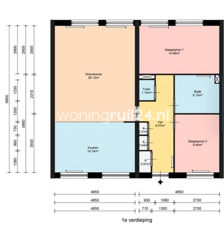 Woningruil - Andorrastraat 9 - 3 kamers en Flevoland, Huizen en Kamers, Woningruil, Flevoland