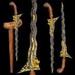 Antieke Naga Raja Kamarogan Tinatah kris, keris - krissen, Antiek en Kunst, Ophalen of Verzenden