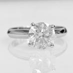 Verlovingsring - 14 karaat Witgoud - 2.03ct. tw. Diamant, Sieraden, Tassen en Uiterlijk, Antieke sieraden