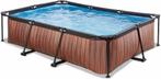 EXIT Wood zwembad - 300 x 200 x 65 cm - met filterpomp, Tuin en Terras, Zwembaden, Nieuw, Verzenden