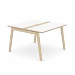 Nova-wood vergadertafel 4 persoons met kabelmanagement | 120, Nieuw in verpakking