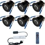 LED Veranda Spot Complete Set - Velvalux - 6 Stuks - 3W -, Metaal of Aluminium, Nieuw, Ophalen of Verzenden, Led