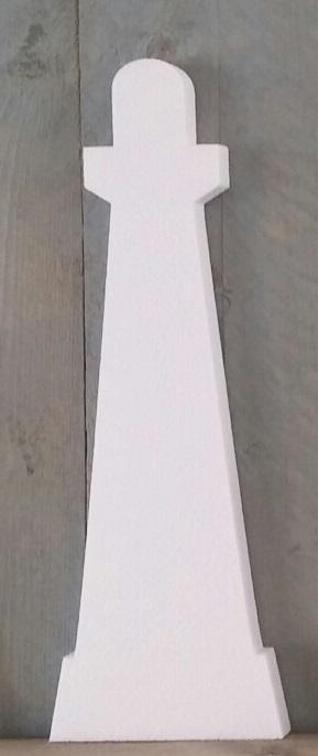 Styropor grote Vuurtoren 50 x 3 cm. Workshopitem, Hobby en Vrije tijd, Knutselen, Nieuw, Ophalen of Verzenden