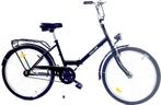 Vouwfiets - 24 inch - zonder versnellingen - zwart, Fietsen en Brommers, Fietsen | Vouwfietsen, Ophalen of Verzenden, Nieuw