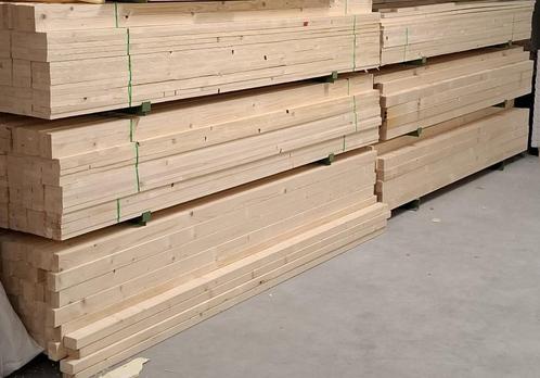 Vuren 4zijden geschaafd 44x70mm lengte 2700mm €3,80 per stuk, Doe-het-zelf en Verbouw, Hout en Planken, Vuren, 250 tot 300 cm